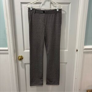 Betabrand Women’s Dress Pants Straight Leg Size M Petite Herringbone Pull On